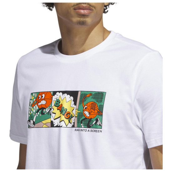 Adidas Ανδρική κοντομάνικη μπλούζα LIL Stripe SCR Adidas Ανδρική κοντομάνικη μπλούζα LIL Stripe SCR